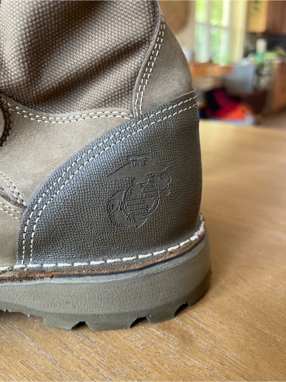 USMC RAT Combat Boots Temperate GORE-TEX Military Issue 8" Nubuck Brown (8.5) - Picture 2 of 11